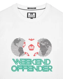 Weekend Offender Mexico Graphic T-Shirt White -Clothing Shop PTSS2402 MEXICO WHITE 2954