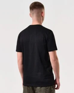 Weekend Offender Madness Graphic T-Shirt Black -Clothing Shop PTSS2405 MADNESS BLACK 6405 MODEL