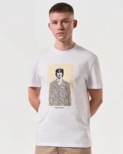 Weekend Offender Symphony Graphic T-Shirt White -Clothing Shop PTSS2407 SYMPHONY WHITE 5763 MODEL