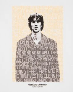 Weekend Offender Symphony Graphic T-Shirt White -Clothing Shop PTSS2407 SYMPHONY WHITE 7186