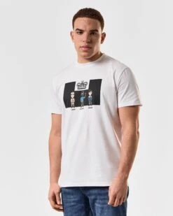 Weekend Offender Seventy-Two Graphic T-Shirt White -Clothing Shop PTSS2408 SEVENTY TWO WHITE 4740 MODEL