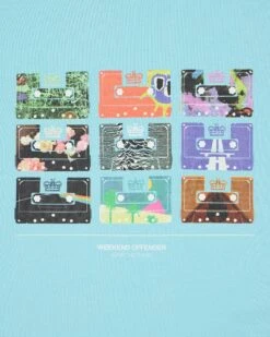 Weekend Offender Hanover Graphic T-Shirt Saltwater Blue -Clothing Shop PTSS2412 HANOVER SALTWATER 7646