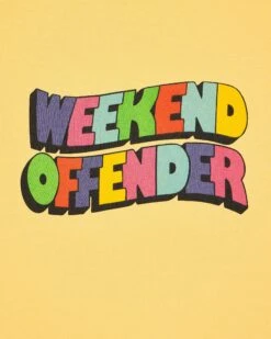 Weekend Offender Hallelujah Graphic T-Shirt Butter Yellow -Clothing Shop PTSS2413 HALLELUJAH BUTTER 2996