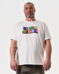 Weekend Offender Hallelujah Graphic T-Shirt White - Plus Size -Clothing Shop PTSS2413X HALLELUJAH WHITE 8091 PLUS