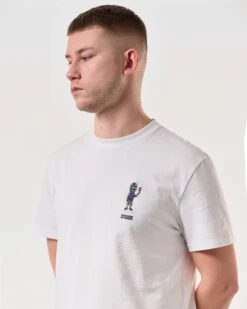 Weekend Offender Pyro Graphic T-Shirt White -Clothing Shop PTSS2416 PYRO WHITE 5790 MODEL