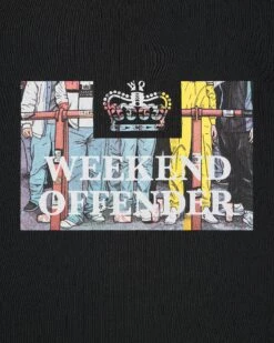 Weekend Offender Bissel Graphic T-Shirt Black -Clothing Shop PTSS2417 BISSEL BLACK 2980