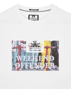 Weekend Offender Bissel Graphic T-Shirt White -Clothing Shop PTSS2417 BISSEL WHITE 2962
