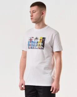 Weekend Offender Bissel Graphic T-Shirt White -Clothing Shop PTSS2417 BISSEL WHITE 5873 MODEL