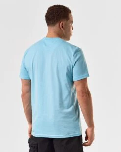 Weekend Offender Resurrection Graphic T-Shirt Saltwater Blue -Clothing Shop PTSS2418 RESSURECTION SALTWATER 5268 MODEL
