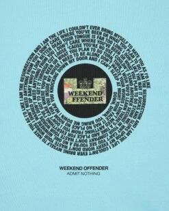 Weekend Offender Resurrection Graphic T-Shirt Saltwater Blue -Clothing Shop PTSS2418 RESURRECTION SALTWATER 7650