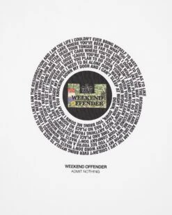 Weekend Offender Resurrection Graphic T-Shirt White -Clothing Shop PTSS2418 RESURRECTION WHITE 3343