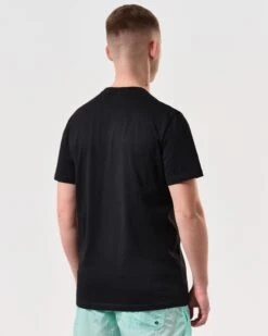 Weekend Offender Bonpensiero Graphic T-Shirt Black -Clothing Shop PTSS2420 BONPENSIERO BLACK 6240 MODEL