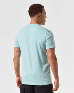 Weekend Offender Bonpensiero Graphic T-Shirt Celeste Green -Clothing Shop PTSS2420 BONPENSIERO CELESTE 5287 MODEL