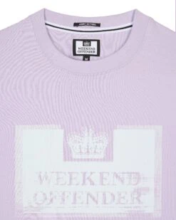 Weekend Offender Bonpensiero Graphic T-Shirt Periwinkle -Clothing Shop PTSS2420 BONPENSIERO PERIWINKLE 3628