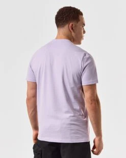 Weekend Offender Bonpensiero Graphic T-Shirt Periwinkle -Clothing Shop PTSS2420 BONPENSIERO PERIWINKLE 5277 MODEL