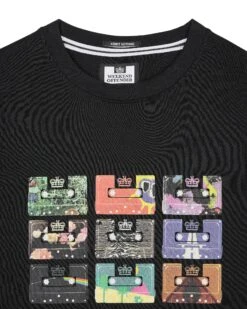 Weekend Offender Hanover Graphic T-Shirt Black -Clothing Shop PTSS2422 HANOVER BLACK 3440