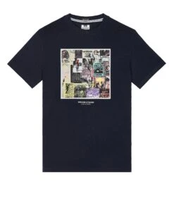Weekend Offender Posters Graphic T-Shirt Navy