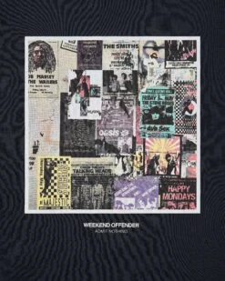 Weekend Offender Posters Graphic T-Shirt Navy -Clothing Shop PTSS2423 POSTERS NAVY 3438