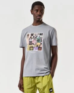 Weekend Offender Posters Graphic T-Shirt Smokey Grey -Clothing Shop PTSS2423 POSTERS SMOKEY 6830