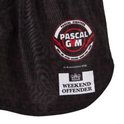 Weekend Offender Pascal Gym Rashguard And Shorts Set Black -Clothing Shop Pascal Rashset DetailA