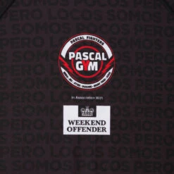 Weekend Offender Pascal Gym Rashguard And Shorts Set Black -Clothing Shop Pascal Rashset DetailH