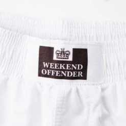 Weekend Offender Rashguard And Shorts Set White -Clothing Shop RASH GUARD WHITE DETAIL 5