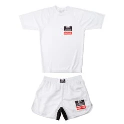 Weekend Offender Rashguard And Shorts Set White