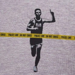 Weekend Offender Running Club T-Shirt Grey -Clothing Shop RUNNING CLUB POLICE LINE TEE DETAIL 2 5e7a478f 96dd 402c a83b 674c336e9503