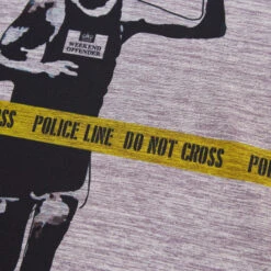 Weekend Offender Running Club T-Shirt Grey -Clothing Shop RUNNING CLUB POLICE LINE TEE DETAIL 3 79020ecd d214 41bd 98fa de0056ec5f3d