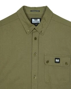 Weekend Offender Postiano Ranger Shirt Dark Khaki 11 Weekend Offender Postiano Ranger Shirt Dark Khaki -Clothing Shop SHAW22 01 POSTIANO DARK KHAKI 7005