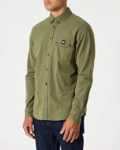 Weekend Offender Postiano Ranger Shirt Dark Khaki 9 Weekend Offender Postiano Ranger Shirt Dark Khaki -Clothing Shop SHAW22 01 POSTIANO A1W22 DARK KHAKI MODEL 1525