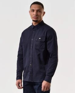 Weekend Offender Postiano Casual Ranger Shirt Navy -Clothing Shop SHAW2201 POSTIANO NAVY 7576