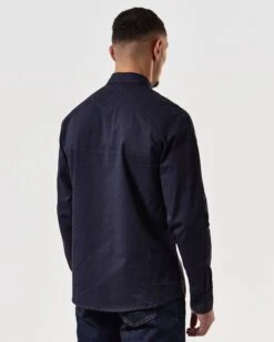 Weekend Offender Postiano Casual Ranger Shirt Navy -Clothing Shop SHAW2201 POSTIANO NAVY 7578