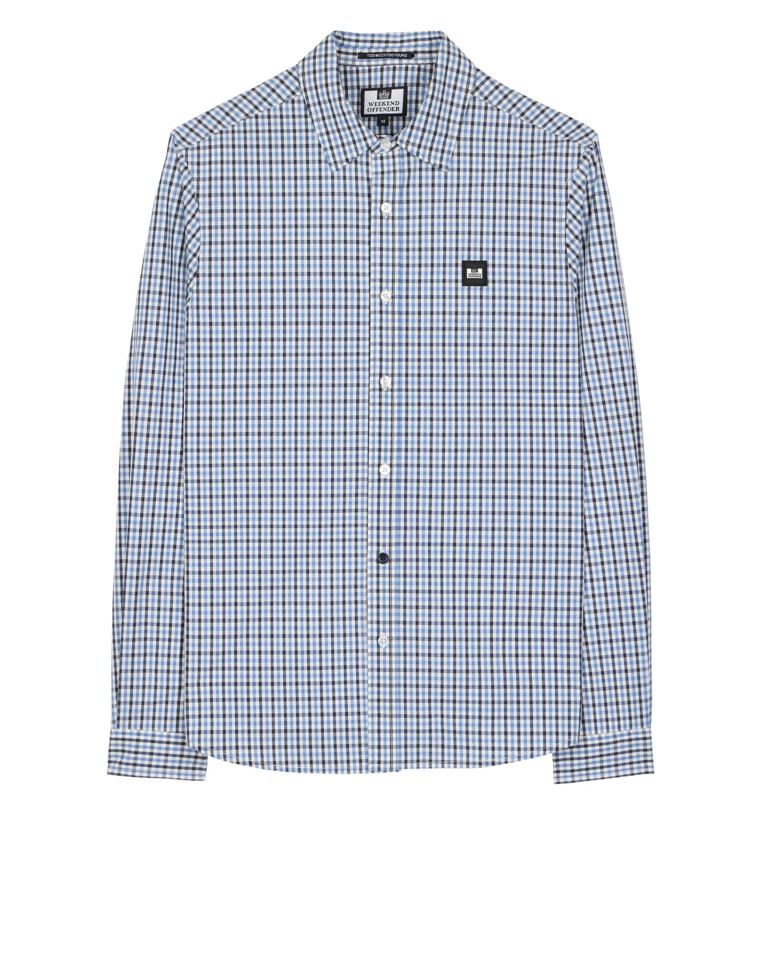 Weekend Offender Lisbon Shirt Blue House Check 1 Weekend Offender Lisbon Shirt Blue House Check