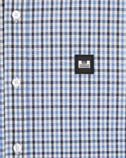 Weekend Offender Lisbon Shirt Blue House Check 12 Weekend Offender Lisbon Shirt Blue House Check -Clothing Shop SHAW23 03 LISBON BLUE HOUSE CHECK 2069