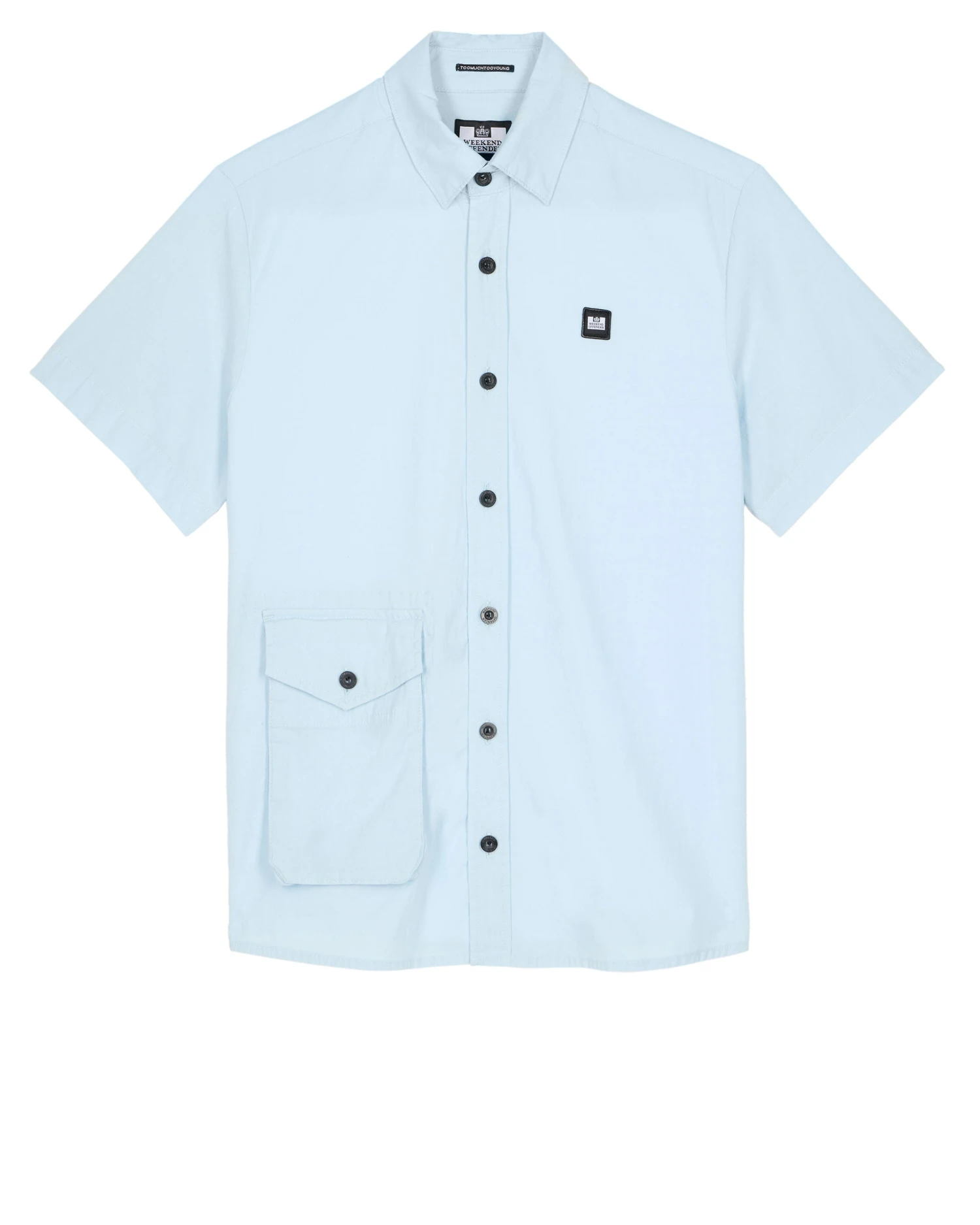 Weekend Offender Barboza Poplin Shirt Mineral 1 Weekend Offender Barboza Poplin Shirt Mineral