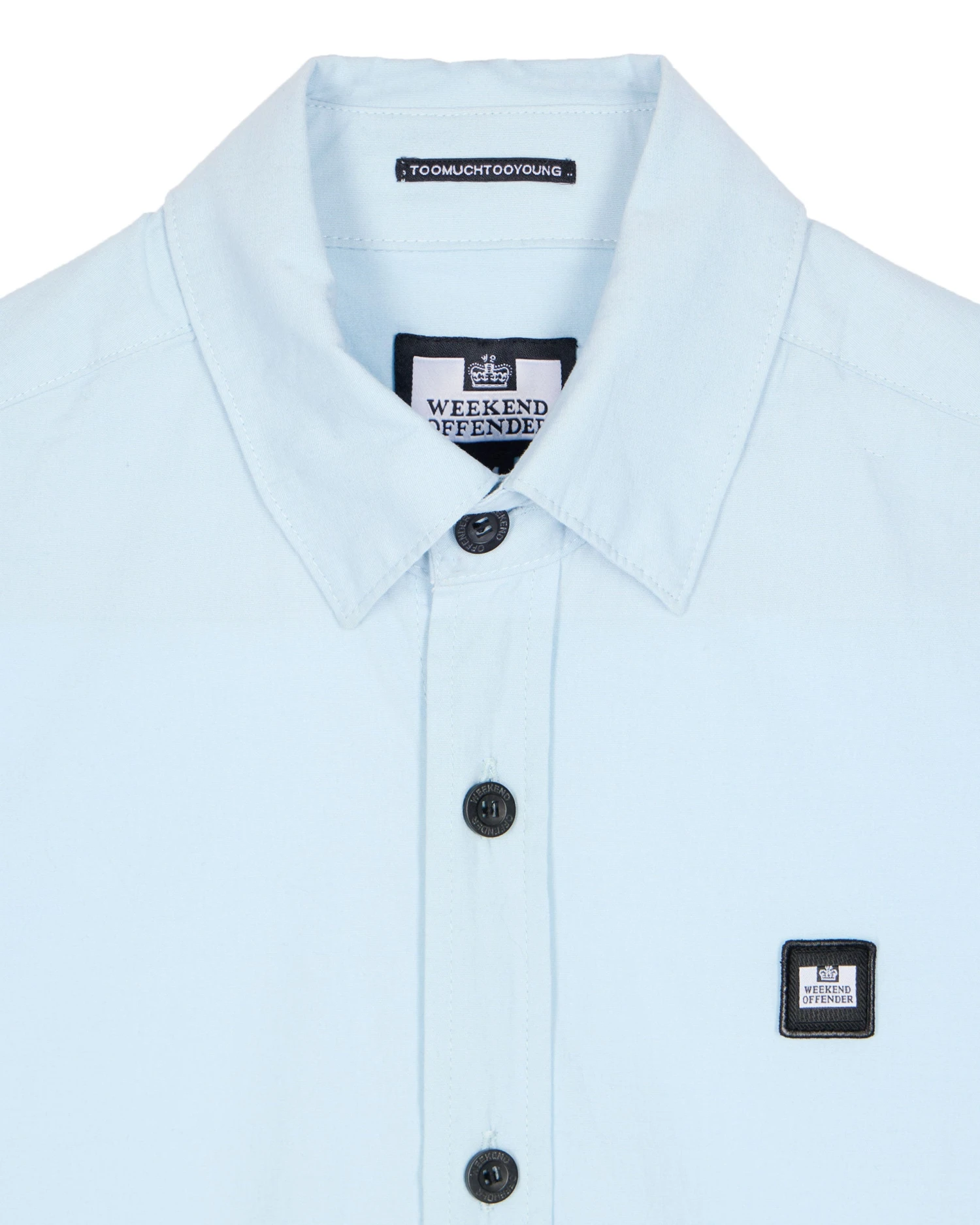 Weekend Offender Barboza Poplin Shirt Mineral 6 Weekend Offender Barboza Poplin Shirt Mineral - Image 6