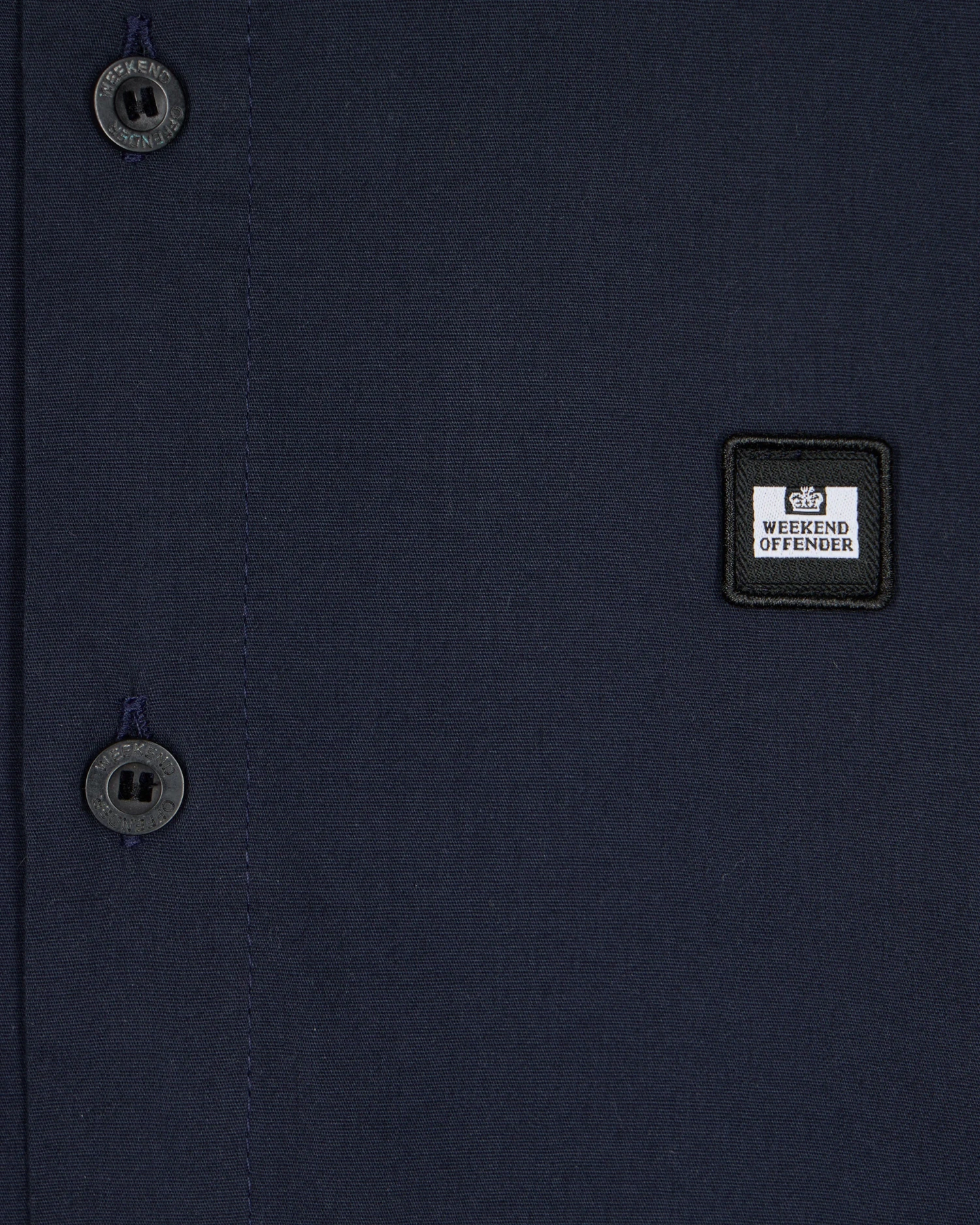Weekend Offender Barboza Poplin Shirt Navy 7 Weekend Offender Barboza Poplin Shirt Navy - Image 7