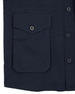 Weekend Offender Barboza Poplin Shirt Navy 15 Weekend Offender Barboza Poplin Shirt Navy -Clothing Shop SHSS23 04 BARBOZA NAVY 0027