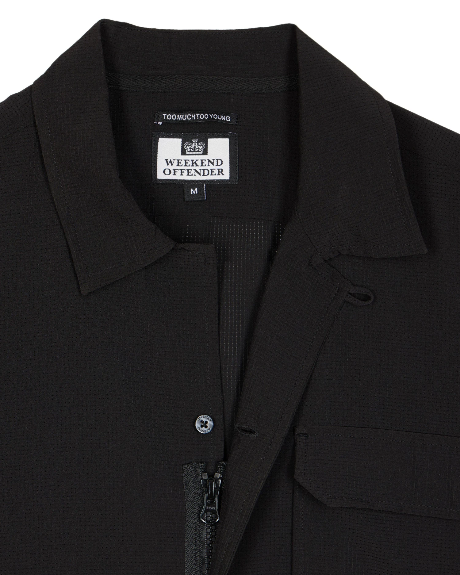 Weekend Offender Wilde Shirt Black 5 Weekend Offender Wilde Shirt Black - Image 5
