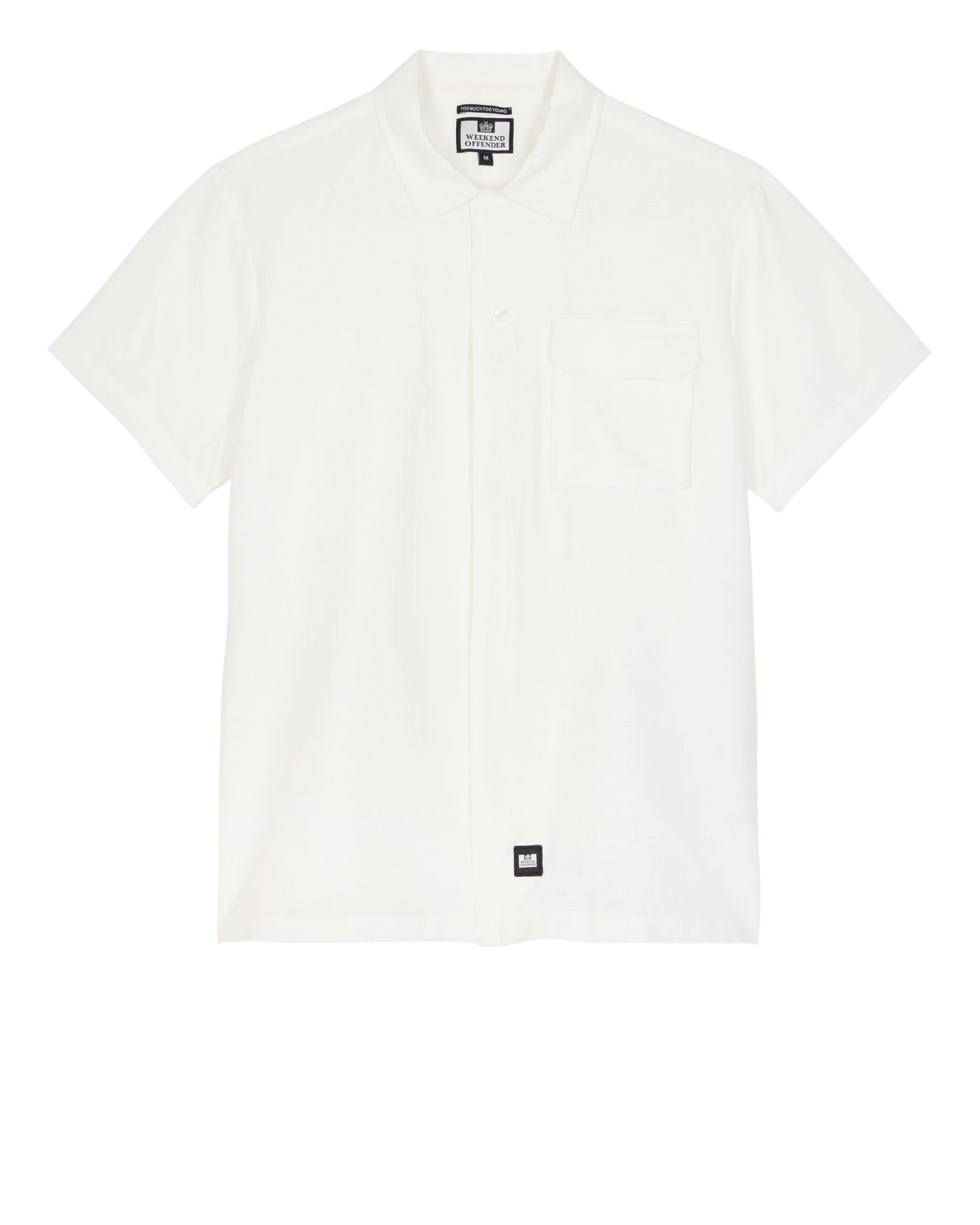 Weekend Offender Wilde Shirt White 1 Weekend Offender Wilde Shirt White