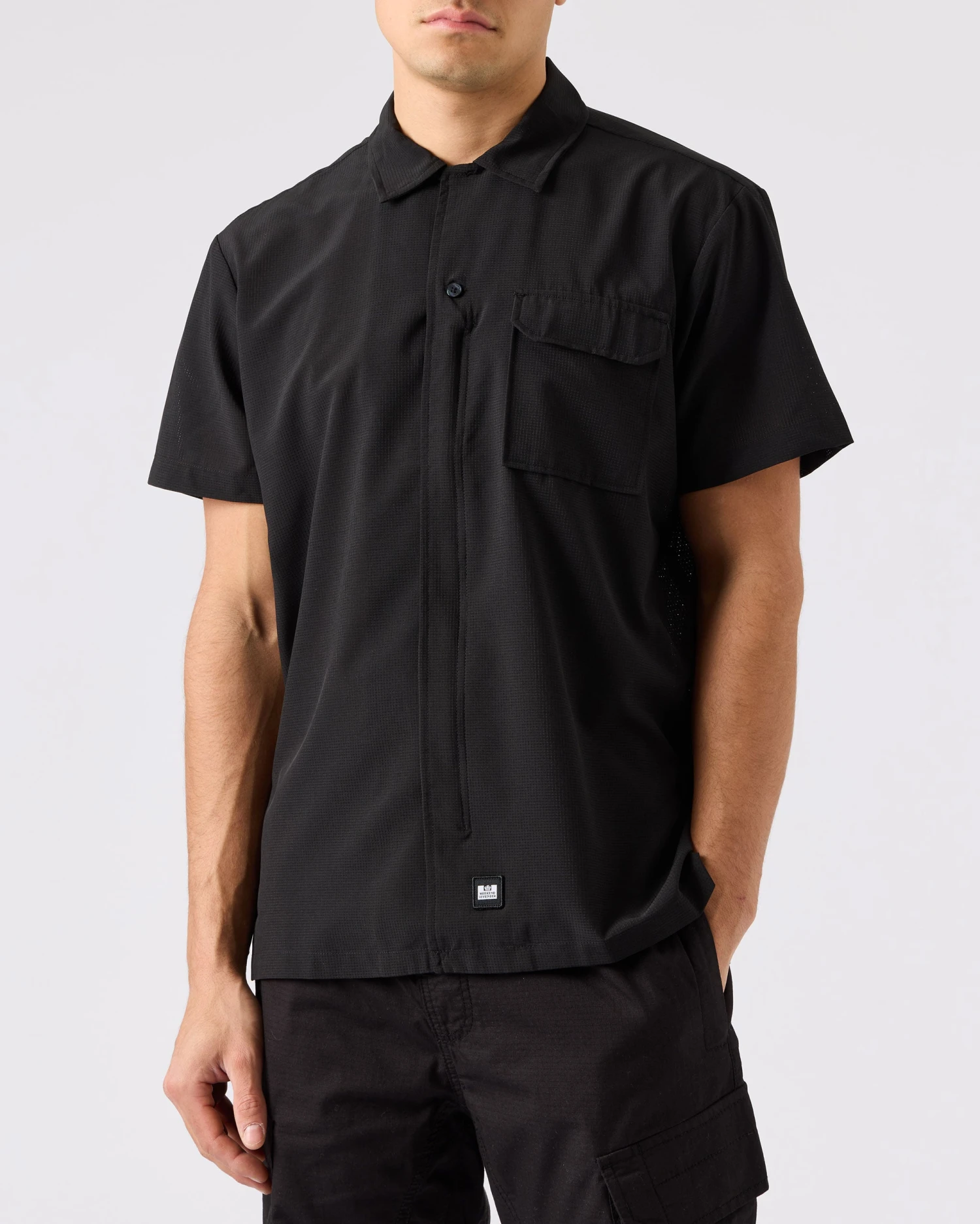 Weekend Offender Wilde Shirt Black 2 Weekend Offender Wilde Shirt Black - Image 2