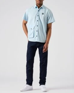 Weekend Offender Barboza Poplin Shirt Mineral 11 Weekend Offender Barboza Poplin Shirt Mineral -Clothing Shop SHSS2304 BARBOZA MINERAL 3575WO