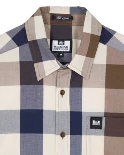 Weekend Offender Joyce Holiday Shirt Large House Check 10 Weekend Offender Joyce Holiday Shirt Large House Check -Clothing Shop SHSS2403 JOYCE BIG HOUSE CHECK 2501