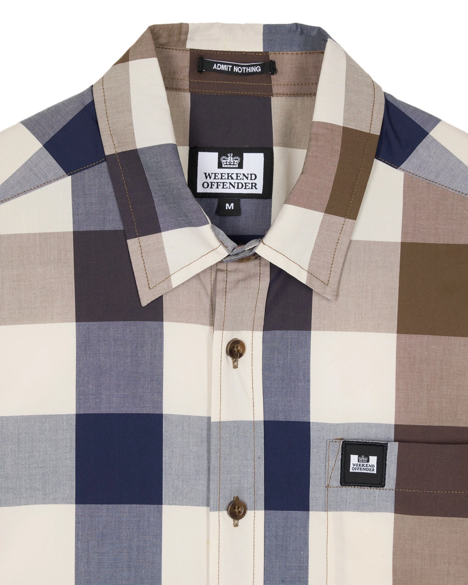 Weekend Offender Joyce Holiday Shirt Large House Check 5 Weekend Offender Joyce Holiday Shirt Large House Check - Image 5