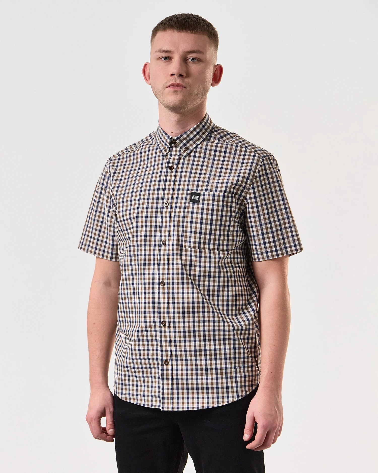 Weekend Offender Joyce Holiday Shirt Mid House Check 2 Weekend Offender Joyce Holiday Shirt Mid House Check - Image 2