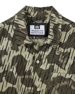 Weekend Offender Monuriki Shirt Castle Green Rain Camo -Clothing Shop SHSS2404 MONURIKI CAMO CASTLE GREEN 10414 10277375 65b9 4d57 8c11 44ef0b429b2e