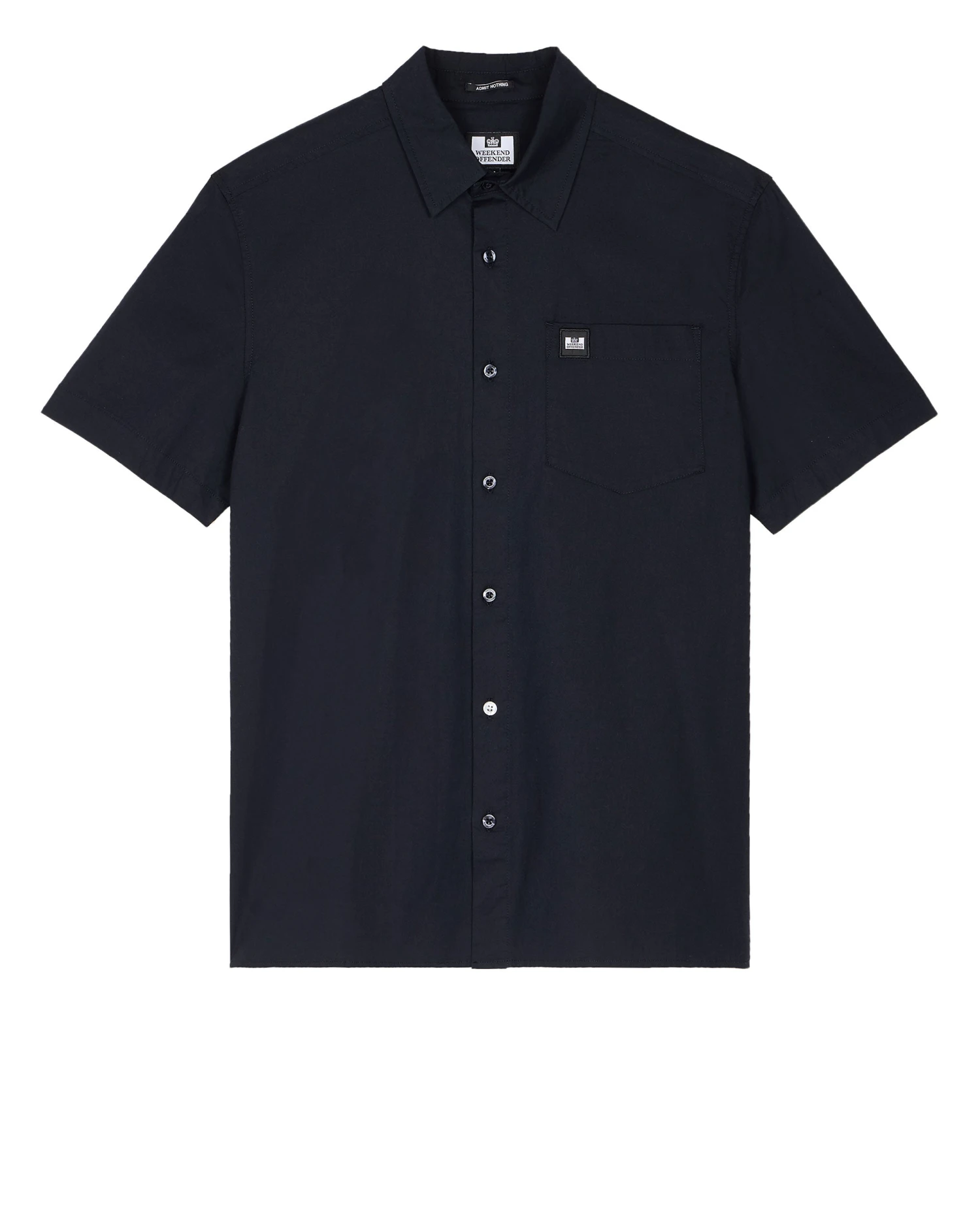Weekend Offender Borak Short Sleeve Shirt Navy 1 Weekend Offender Borak Short Sleeve Shirt Navy
