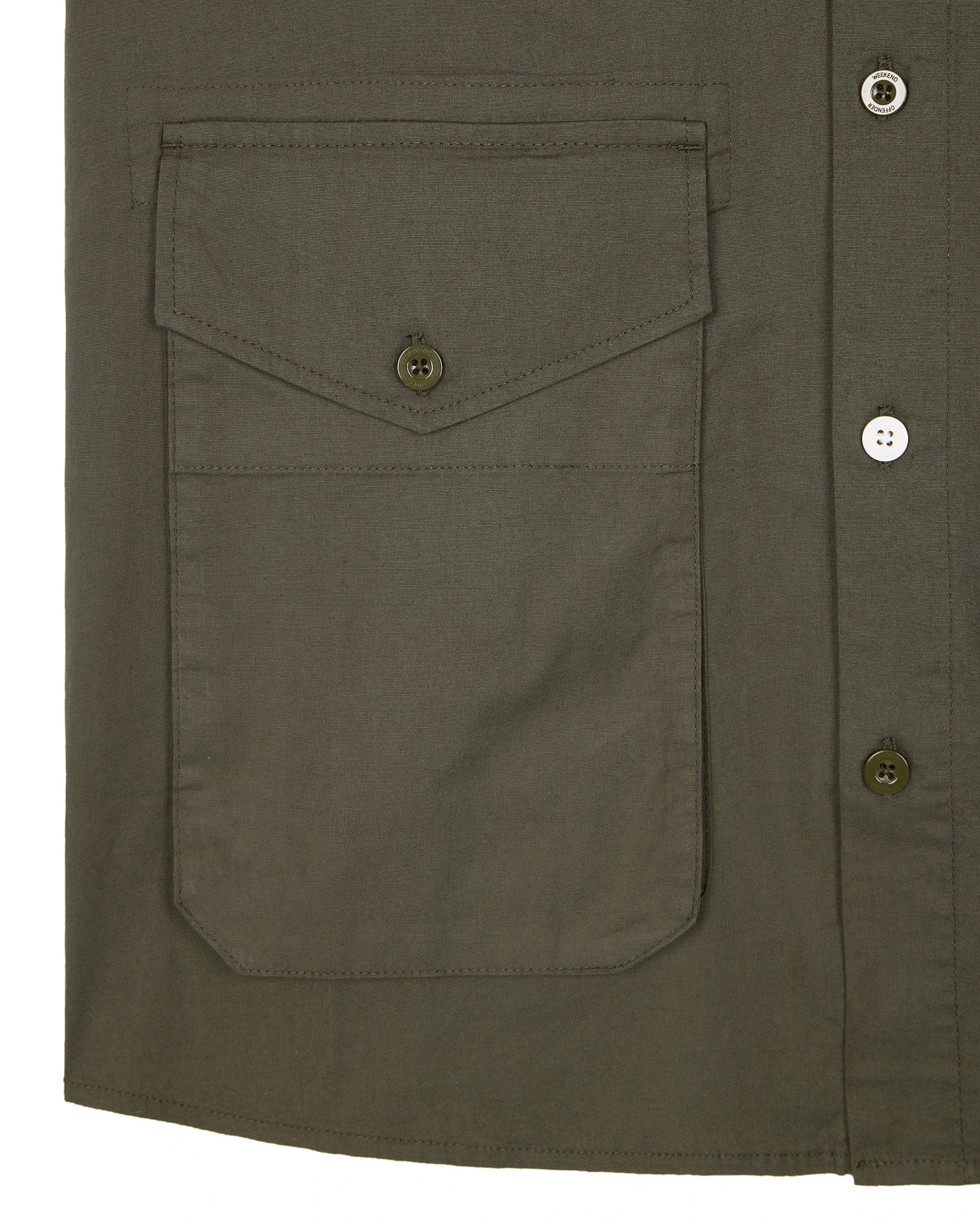 Weekend Offender Barboza Pocket Shirt Castle Green 5 Weekend Offender Barboza Pocket Shirt Castle Green - Image 5