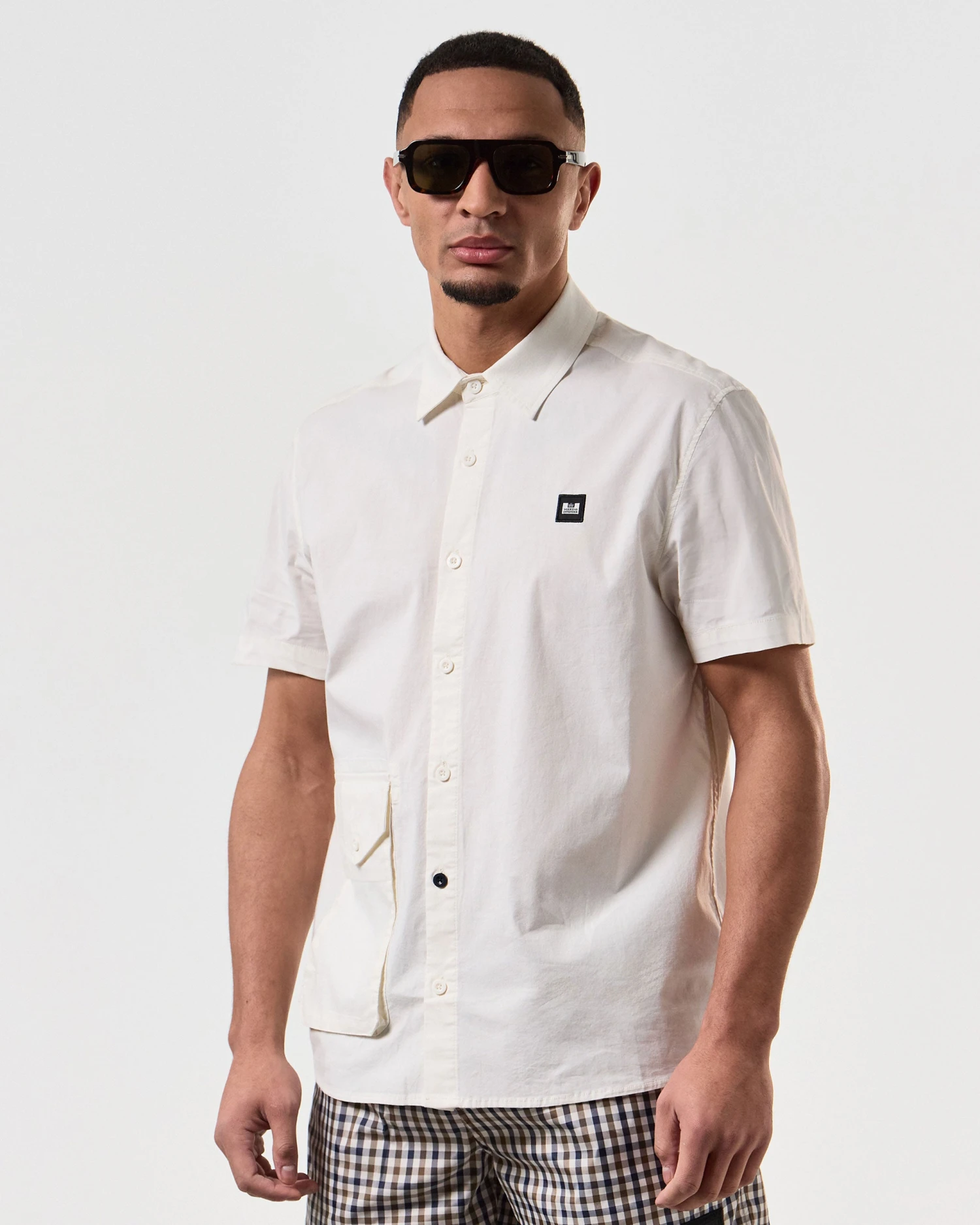 Weekend Offender Barboza Pocket Shirt White 4 Weekend Offender Barboza Pocket Shirt White - Image 4